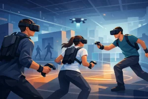 Wie funktioniert Free Roam VR in der Arena?