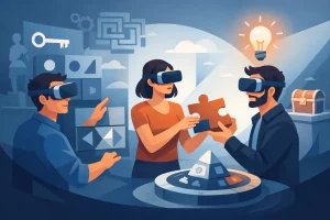 VR Rätsel lösen: Teamwork bringt den Sieg