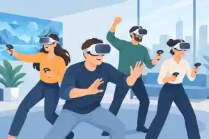 VR-Ausflug mit Kollegen: Teamspirit in Aktion